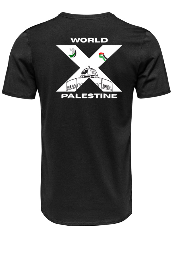 T-Shirt World Palestine Noir ou Blanc